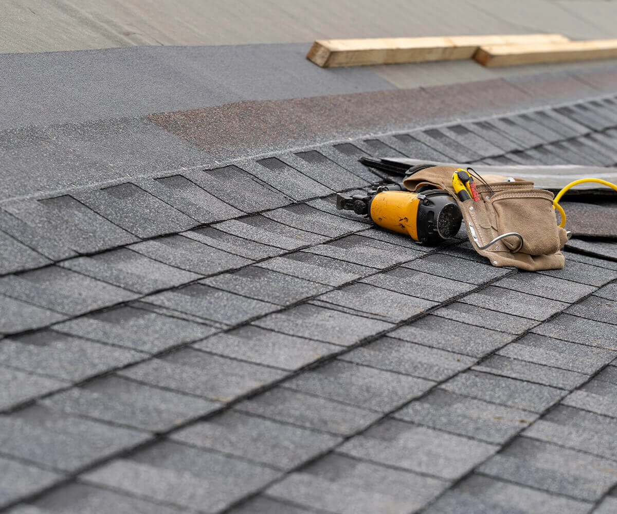 RCC Roofing and Construction roofers at work